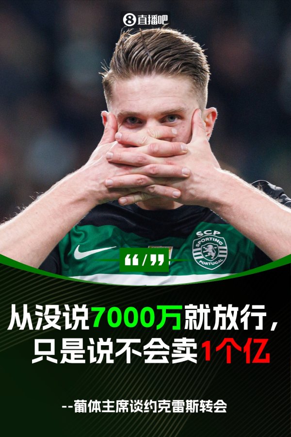 多赚600万😅葡体&约克雷斯此前君子协议:6000万+1000万可离队