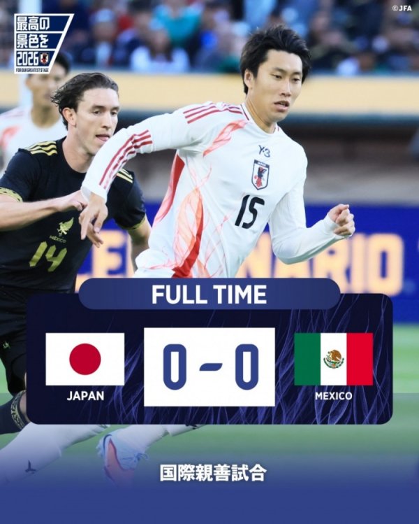 日本足协主席：战墨西哥强度是世界杯8强战应有的 球员们渴望赢球